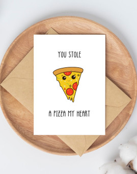 A pizza my heart Čestitka