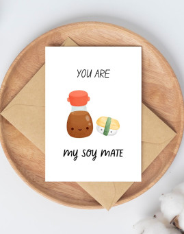 Soy Mate Čestitka