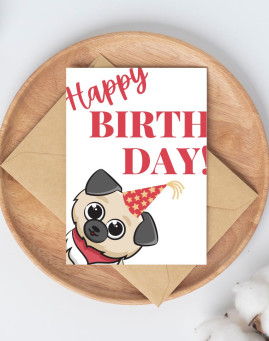 Happy Birthday Čestitka - pas