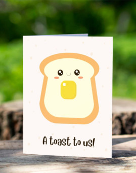 A toast to us cestitka