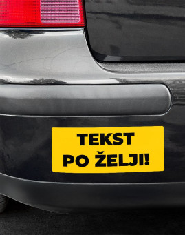 Auto stiker sa tekstom po zelji auto nalepnica stiker