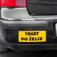 Auto stiker sa tekstom po zelji auto nalepnica stiker