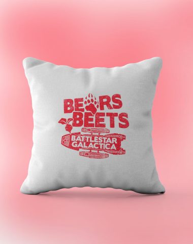 Bears Beets Battlestar Galactica The Office jastuk