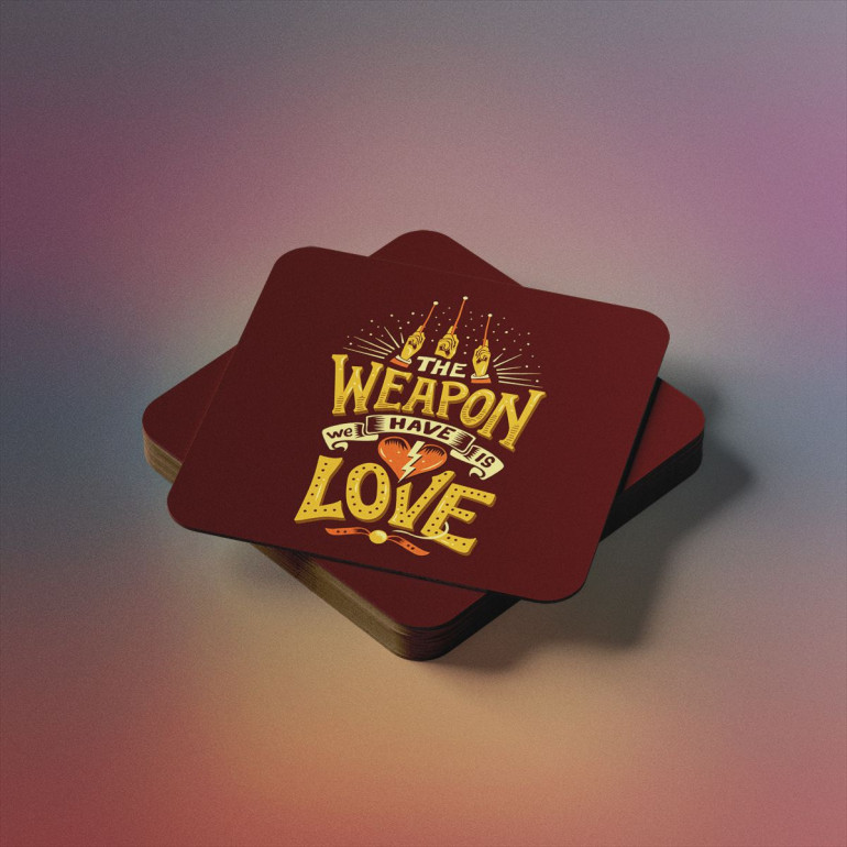 HP Weapon we have is love podmetac za case