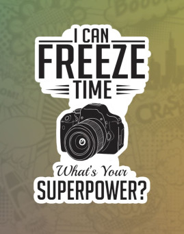 I can freeze time stiker za laptop