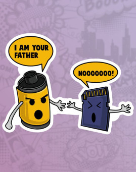 Im your father stiker za laptop