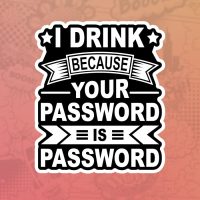 Password stiker za laptop