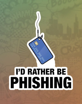 Phishing stiker za laptop