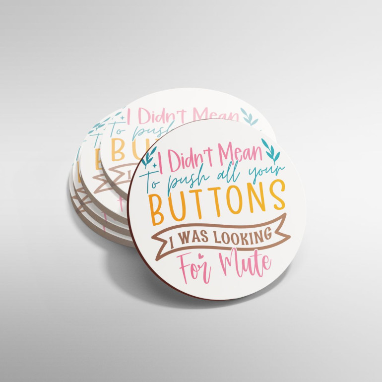 Push buttons Okrugli podmetac