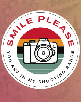 Smile Please stiker za laptop