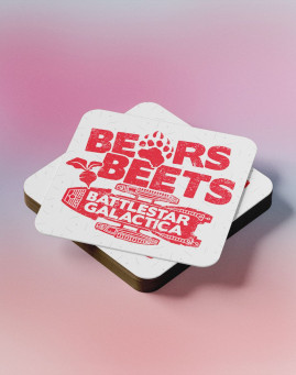 The Office Bears Beets Batlestar Galactica podmetac za case