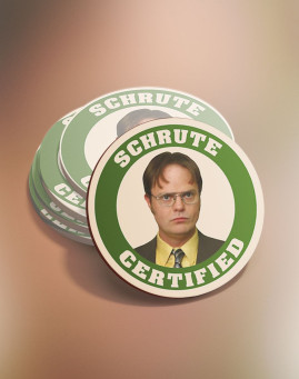 The Office Schrute Certified podmetac za case