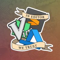 Vim stiker za laptop