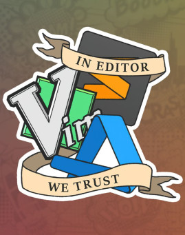 Vim stiker za laptop