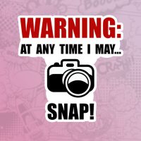 Warning I can Snap stiker za laptop