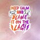 blame it on the lag Stiker