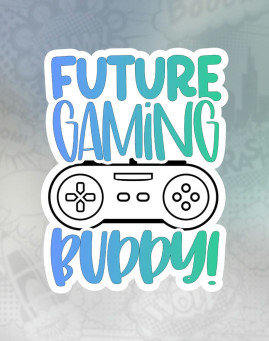 future gaming buddy Stiker