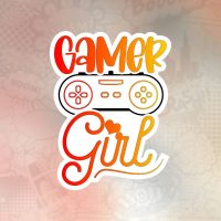 gamer girl Stiker