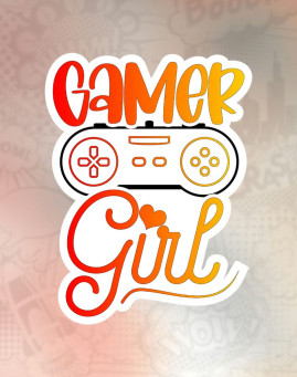 gamer girl Stiker