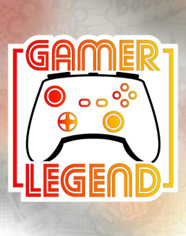 gamer legend Stiker