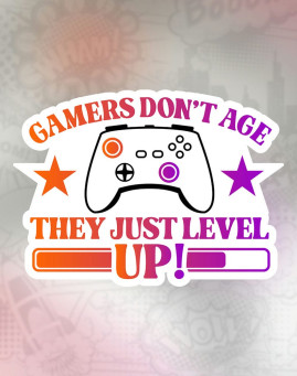 gamers dont age Stiker