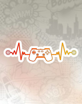 gaming heartbeat Stiker