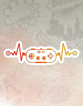 gaming heartbeat 2 Stiker