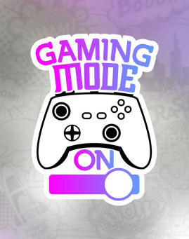 gaming mode on Stiker