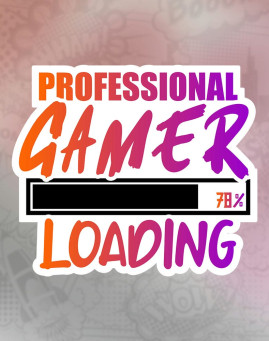 professional gamer loading Stiker
