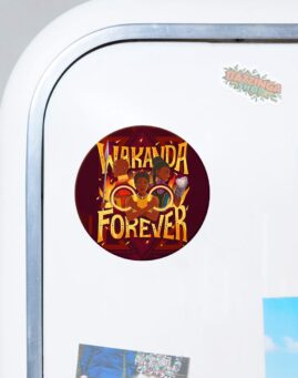 AVENGERS Wakanda Forever Okrugli Magnet