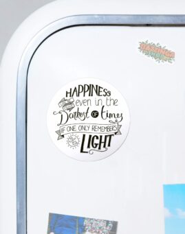 HP Happiness Okrugli Magnet