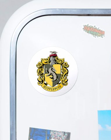 HP Hufflepuff Okrugli Magnet