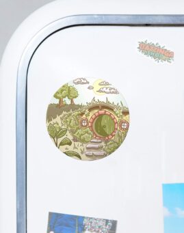 LOTR The Shire Okrugli Magnet