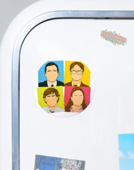 Office Office Okrugli Magnet