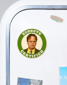 Office Schrute Certified Okrugli Magnet