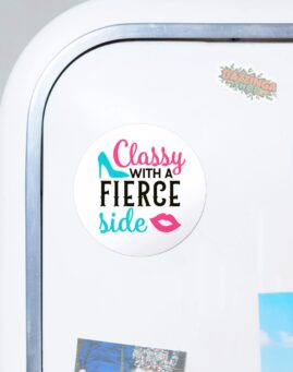 SARKASTICNI Classy Okrugli Magnet