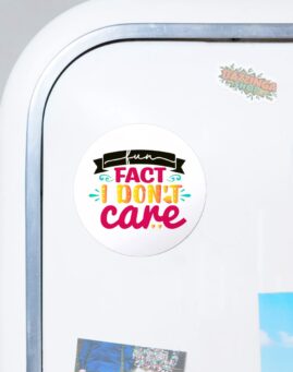 SARKASTICNI Fun Fact Okrugli Magnet