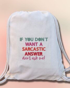 If you don't want a sarcastic answer Ranac