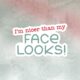 I'm nicer than my face Stiker