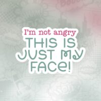 Just my face Stiker