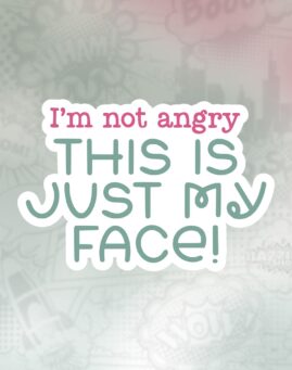 Just my face Stiker