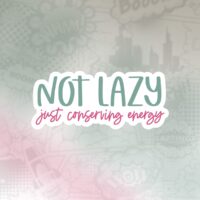 Not lazy Stiker