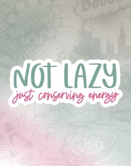Not lazy Stiker