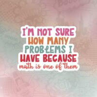 Not sure how many problems Stiker