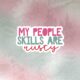 People skills Stiker