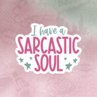 Sarcastic soul Stiker