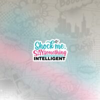Say something intelligent Stiker