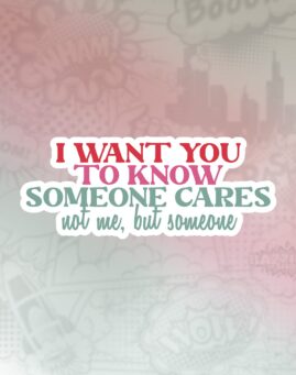 Someone cares Stiker