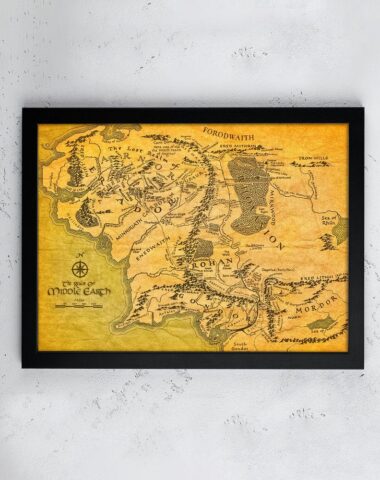 Mapa Srednje Zemlje