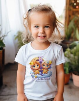 Blizanci dečija horoskop majica personalizovana